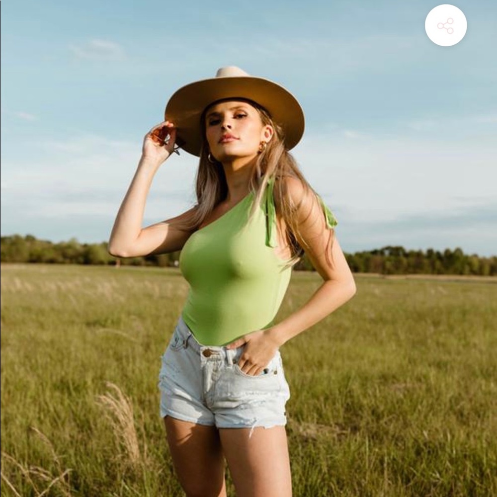 Kittenish Lime Green Bodysuit